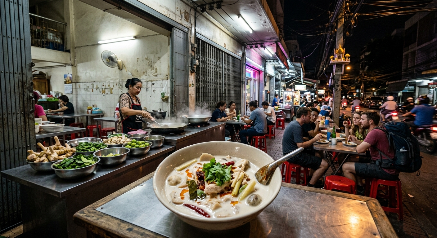 Tom Kha Gai – Thailändische Kokossuppe mit Hähnchen: cremig, duftend und erstaunlich einfach