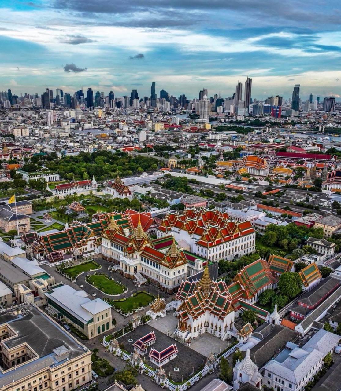 Die Königlichen Gemächer im Großen Palast von Bangkok