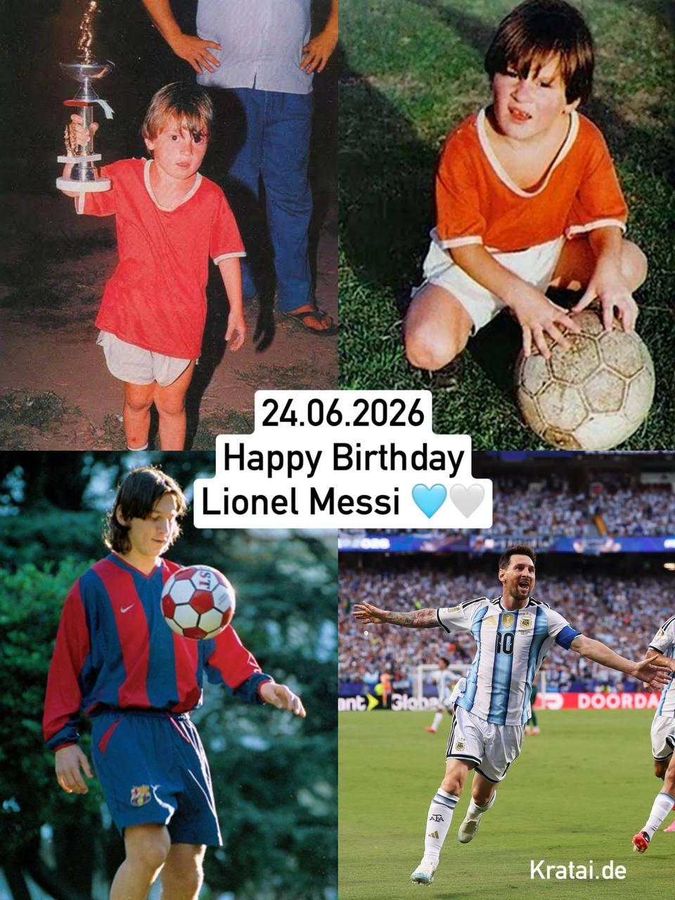 Von einem kleinen Jungen zum Fußballkönig: Die inspirierende Geschichte von Lionel Messi