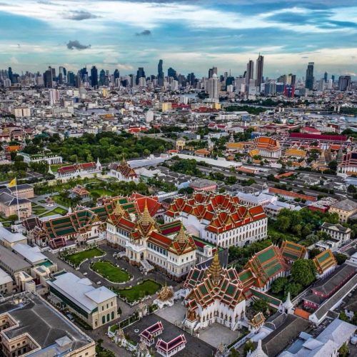 Die Königlichen Gemächer im Großen Palast von Bangkok