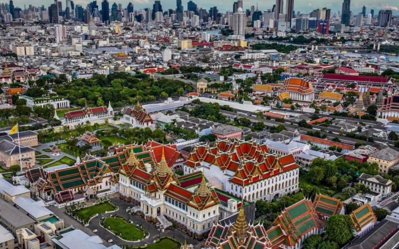 Die Königlichen Gemächer im Großen Palast von Bangkok