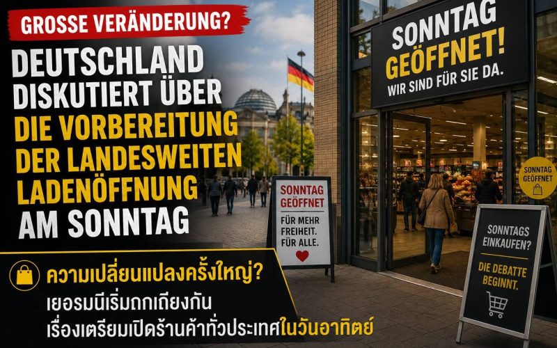 Sonntagsöffnung in Deutschland: Ein neuer Ansatz?