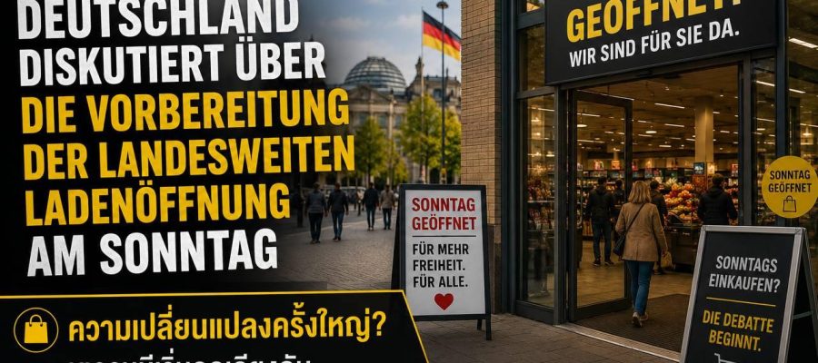 Sonntagsöffnung in Deutschland: Ein neuer Ansatz?