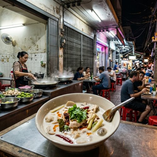 Tom Kha Gai – Thailändische Kokossuppe mit Hähnchen: cremig, duftend und erstaunlich einfach