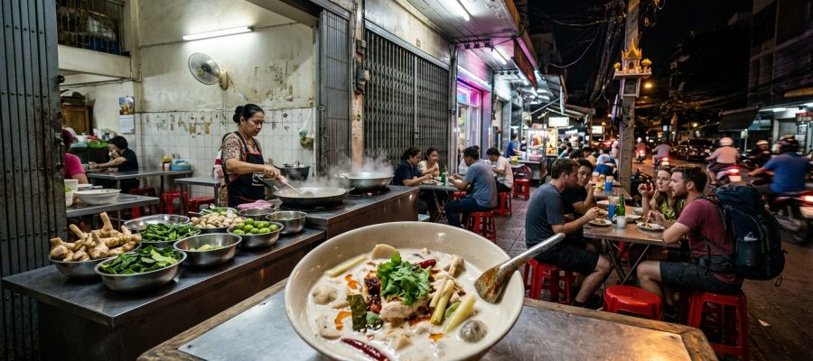 Tom Kha Gai – Thailändische Kokossuppe mit Hähnchen: cremig, duftend und erstaunlich einfach